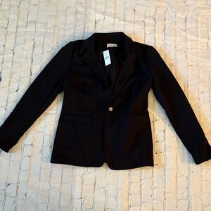 LOFT Black Blazer Timeless Suit Jacket